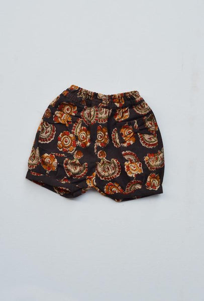 The Bow Kalamkari Shorts - Indie Project Store